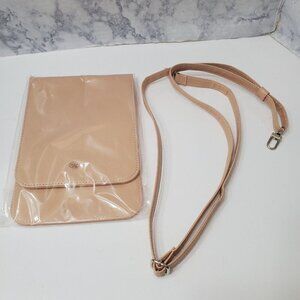 Caseable Crossbody‎ Bag Phone Bag RFID Protection Blush Adjustable Strap Travel
